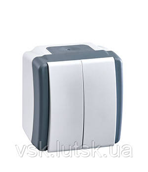 Вимикач двоклавішний, Mono Electric, OCTANS IP54, фото 1