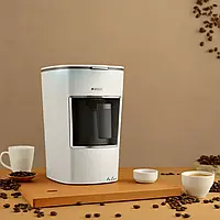 Электрическая кофеварка Arcelik K 3300 Mini 670 Вт Белый, компактный аппарат для кофе по-турецки