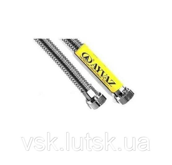 Шланг нерж. редукц 1/2х3/4 (З-В) 40 см (AYVAZ) ГАЗ, фото 1