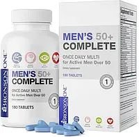 Bronson One Men's 50+ Complete 180 таблеток мультивитаминный мультиминеральный комплекс для женщин от 50 лет