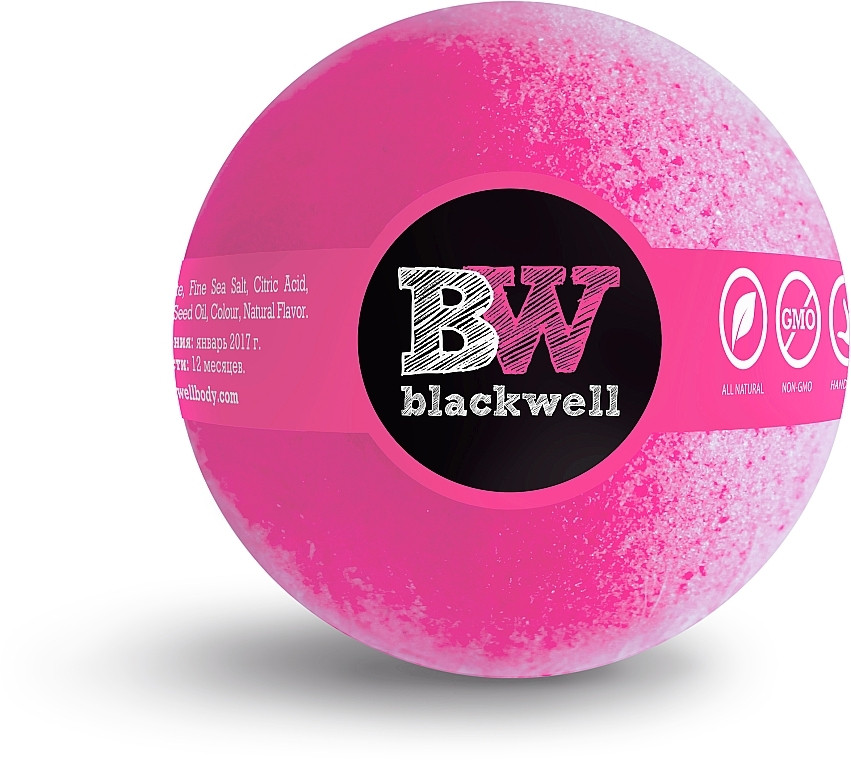 Бомбочка для ванни Полуниця Blackwell, 165 мл (4820085154384)