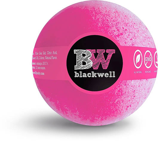 Бомбочка для ванни Полуниця Blackwell, 165 мл (4820085154384), фото 1