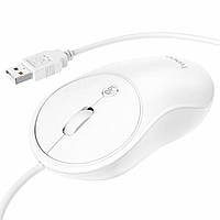 Миша Hoco GM13 Esteem business wired mouse White inc mid