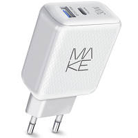 Зарядное устройство MAKE 30W PD+QC White MCW-326PWH ZXC
