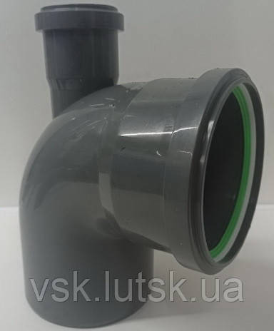 Коліно ASG 110/90° - 50/90° ПП назад (6543041) (вгору)