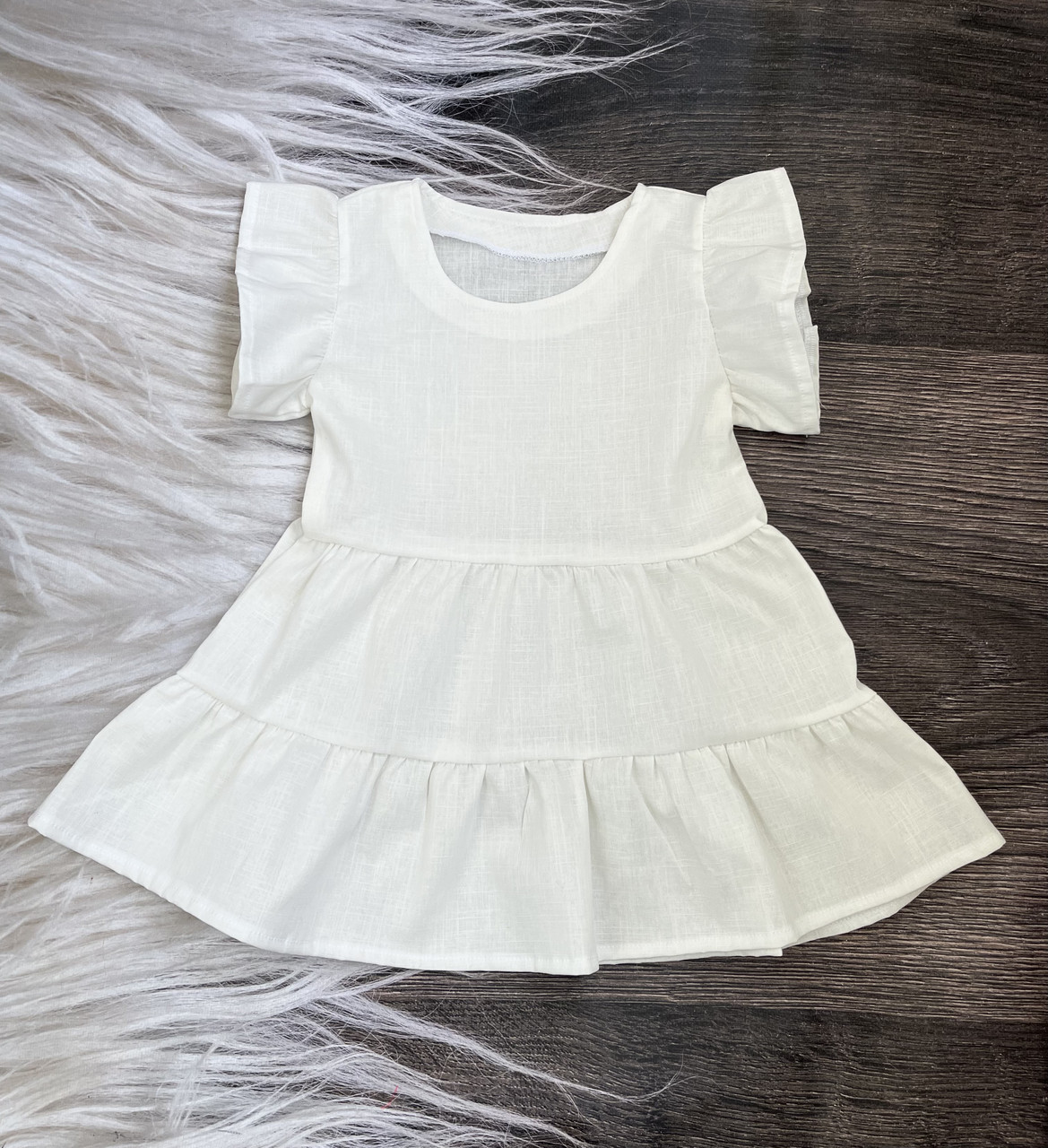 Дитяче лляне плаття на дівчинку «Колокольчик», фото 1