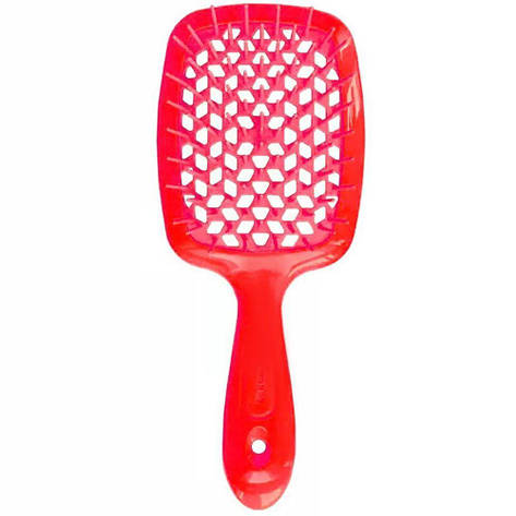 Щітка для волосся коралова неонова Janeke SUPERBRUSH Small 83SP234 PFL, 1 шт (8006060650072), фото 1