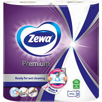 Бумажные полотенца Zewa Premium 2 слоя 90 отрывов 2 рулона 7322541191331 ZXC