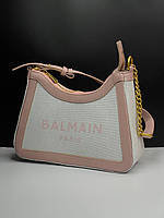 Женская сумка розовый Balmain Paris сумка-багет на плече стильная Люкс качество