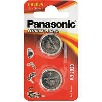 Батарейка Panasonic CR 2025 * 2 LITHIUM CR-2025EL/2B ZXC