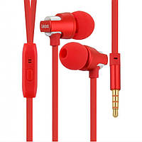 Навушники з мікрофоном 3.5mm Celebrat C8 Red