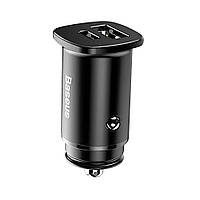 Car Charger | 30W | 1U | 1C Baseus (CCALL-AS01) Square metal CCALL-AS01 Black