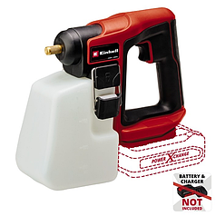 Потужний садовий розпилювач акумуляторний Einhell GE-WS 18/10 Li - Solo : без АКБ, тиск 1,3 бар, бак 1,1 л (3425240)