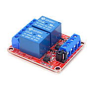 Модуль релейний 2х канальний (низький/високий рівень) - 5 В Arduino, фото 3
