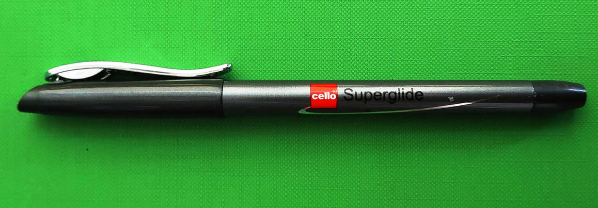Канц 20 Ручка кулькова Cello Superglide чорна, фото 1