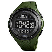 Часы для военнослужащих SKMEI 1656GN ARMY GREEN | Часы мужские спортивные | Военные ZD-933 тактические часы