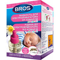 Фумигатор Bros + жидкость против комаров на 60 ночей для детей от 1 года 5904517067868 ZXC