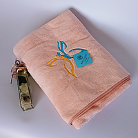 Полотенца микрофибра сауна бабочка, Пляжные полотенца 90 160, Полотенце однотонное сауна 1.6 0.9 м