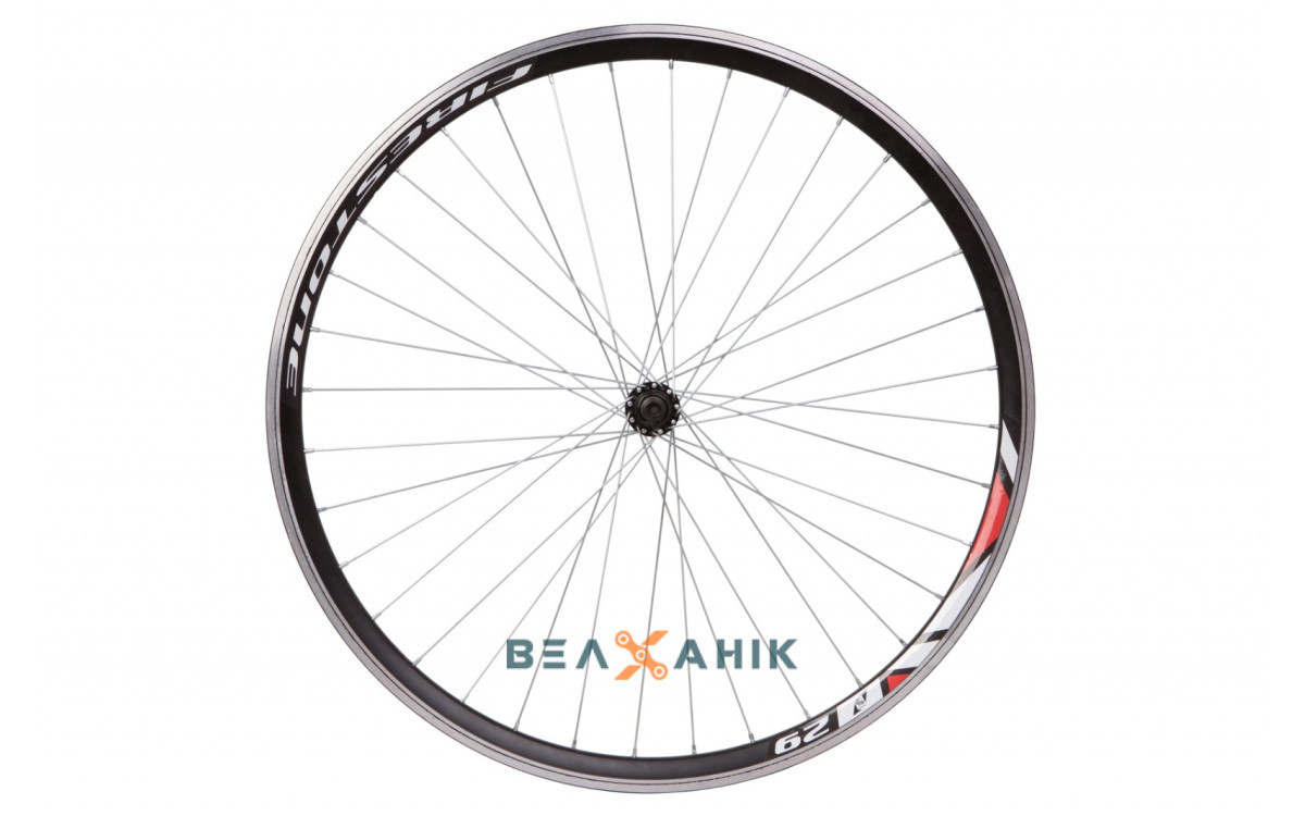 Колесо переднє 26" 36H AL VLT V-br втулка чорна SHUNFENG SF-HB03F