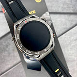 Чоловічий Смарт-годинник Sk4 Ultimate Black з металевим браслетом, фото 3