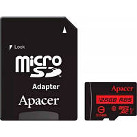 Картка пам'яті Apacer 128 GB microSDXC class 10 UHS-I AP128GMCSX10U5-RA ZXC