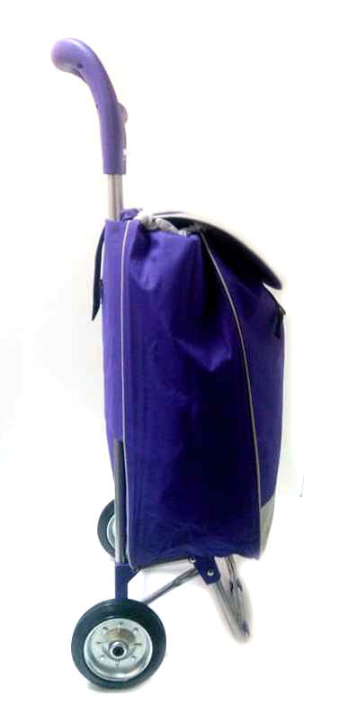 Тачка сумка с колесиками кравчучка металл 94см MH-2079 фиолетовая ZXC - фото 3 - id-p2199074395