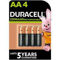 Аккумулятор Duracell AA HR6 2500mAh * 4 5000394057203 / 5007308 ZXC