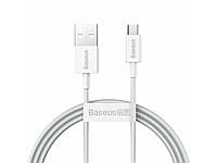 Кабель Baseus Superior Series Fast Charging Data Cable USB to Micro 2A 1m White inc mid