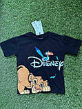Чорна дитяча футболка ZARA Король Лев Сімба Туреччина бавовна 128, фото 2