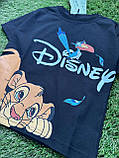 Чорна дитяча футболка ZARA Король Лев Сімба Туреччина бавовна 128, фото 6