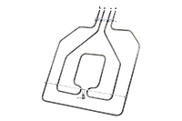 Тэн для духовки 370*375 мм, 1500+1300 Вт, 230 В, Bosch 00471369, 00773539