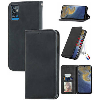 Чохол-книжка Skin Feel Leather Wallet для ZTE Blade A71 Black