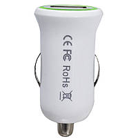 Car Charger | 2.1A | 1U | Cord Cable Parmp (UCP-05M) White