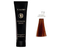 Крем-краска для волос T-LAB Professional Premier Noir Cream 7.3 золотистый блондин 100 мл