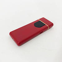 Электрозажигалка USB ZGP ABS, сенсорная зажигалка электрическая спиральная. EF-630 Цвет: красный mid