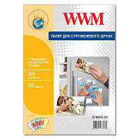 Фотобумага WWM A4 magnetic, glossy, 20л G.MAG.20 ZXC