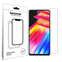 Стекло защитное BeCover Infinix Hot 30i NFC X669D 3D Crystal Clear Glass 709723 ZXC