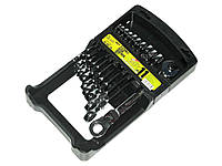 Набор ключей рожково-трещоточных 11шт с карданом 8-19 мм. ALLOID НК-2081-11K наб. ZXC