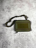 Нагрудний тактичний підсумок під планшет 13 дюймів, захисна сумка чохол для транспортування олива mid