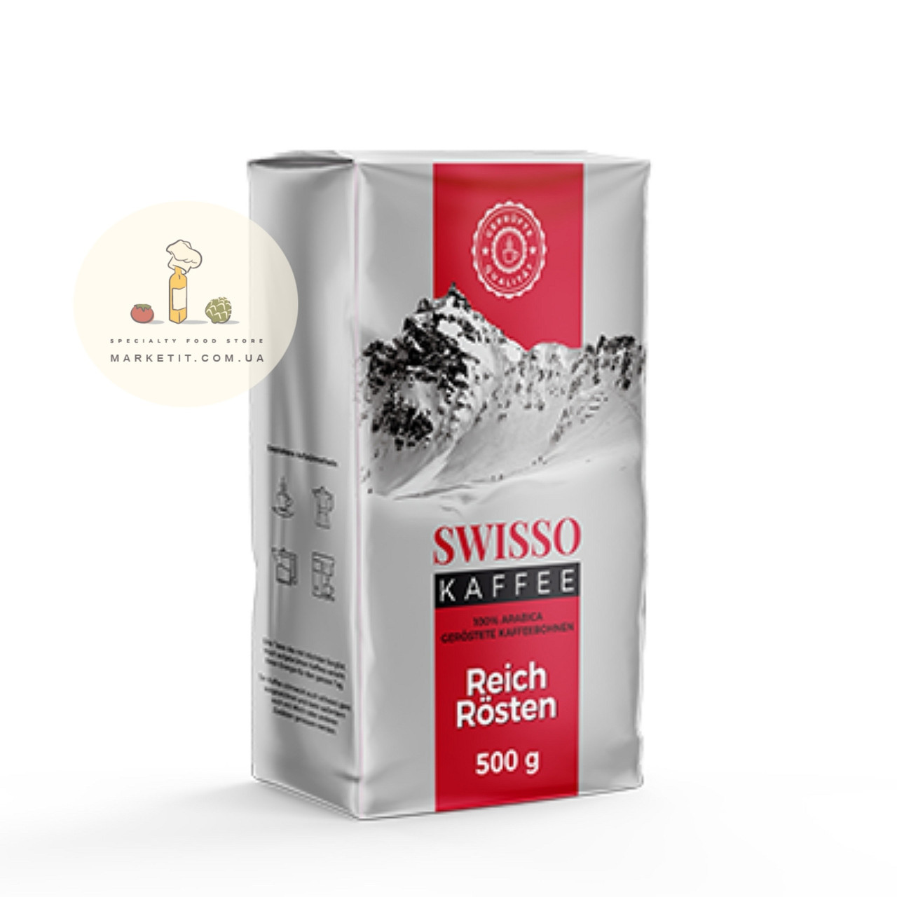 Кава мелена Swisso Kaffee Reich Rosten 500 г.