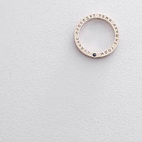 Серебряное кольцо ручной работы "Лучшие годы" с сапфиром bestyears