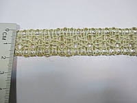 Тасьма декоративна , лляна , льон 1,8 см