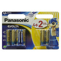 Батарейка Panasonic AA LR6 Evolta * 6 4+2 LR6EGE/6B2F ZXC