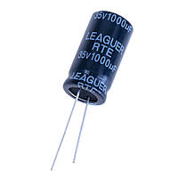 1000uF 35V RTE 13x25mm (low E.S.R.) (RTE1V102M1325-LEAGUER) (електролітичний конденсатор низькоімпедансний) LEAGUER