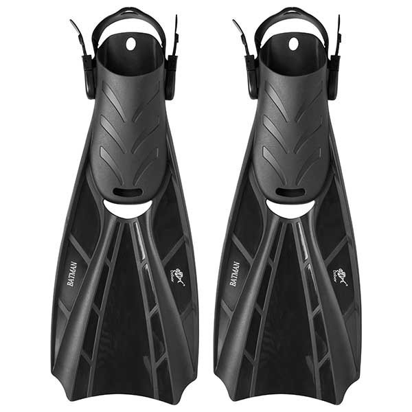 Ласти для дайвінгу чорні 40-44 Dolvor Batman F123