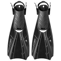 Ласти для дайвінгу чорні 36-40 Dolvor Batman F123