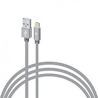 Дата кабель USB 2.0 AM to Lightning 1.0m CBGNYL1 grey Intaleo 1283126477652 ZXC