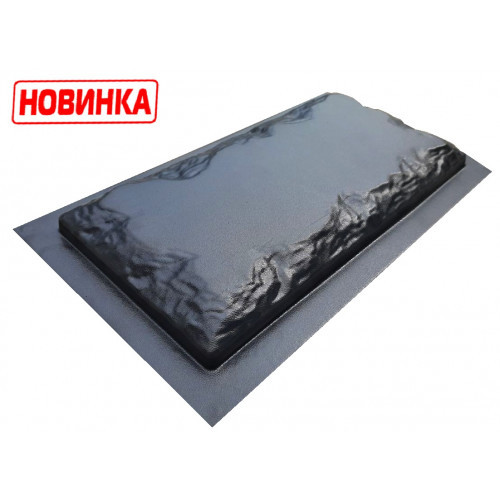 Форма для фасадної плитки №35. Розміри: 390х190х30 мм (13.5 шт/м2)