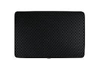 EVA килимок придверний EVAtech Home 60x40 см ромб чорний чорний кант