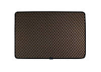 EVA килимок придверний EVAtech Home 60x40 см ромб коричневий чорний кант